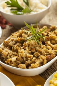 Rosemary Spinach Cheddar Stuffing