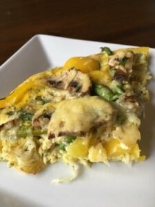 Asparagus & Goat Cheese Frittata