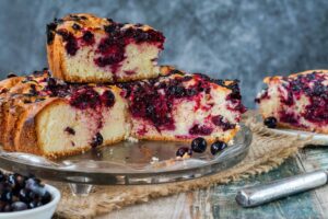 Buttermilk Lavender Berry Cakes