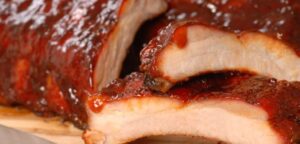 Honey Ginger Balsamic Glazed BBQ Ribs