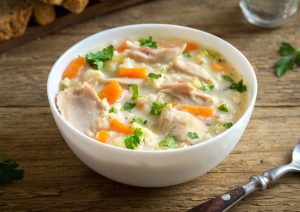 Leftover Turkey and Wild Rice Soup